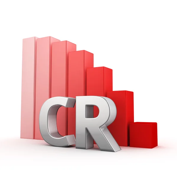 Reduction of CR — Stock Photo, Image