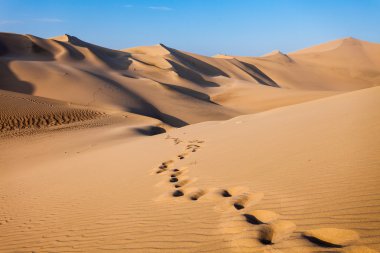 Huacachina desert dunes clipart