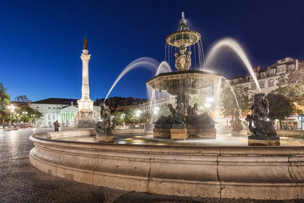 Rossio Meydanı, Lizbon — Stok fotoğraf