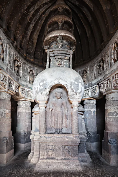 Grotte di Ajanta, India — Foto Stock