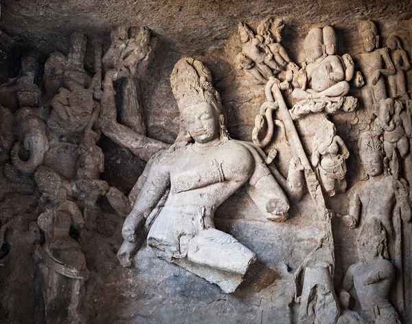 Elephanta eiland grotten — Stockfoto