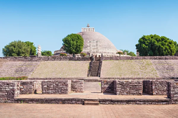 Sanchi Stupa, India — Stockfoto