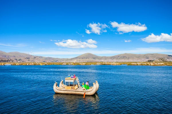 Jezero Titicaca v Peru — Stock fotografie