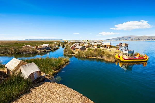 Jezero Titicaca v Peru — Stock fotografie