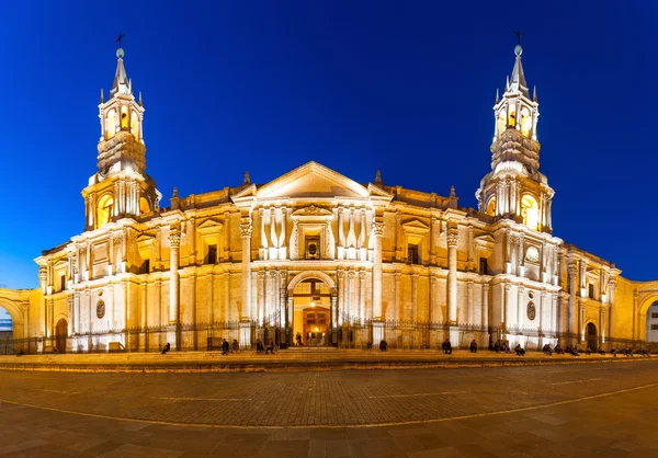 Basiliek kathedraal, Arequipa — Stockfoto