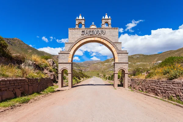 Ciudad de Chivay, Perú — Foto de Stock