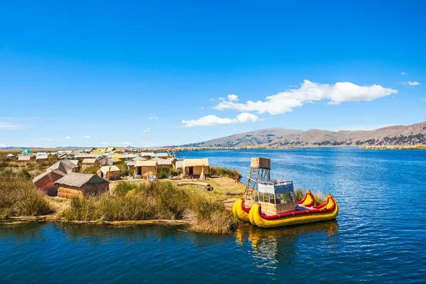 Jezero Titicaca v Peru — Stock fotografie