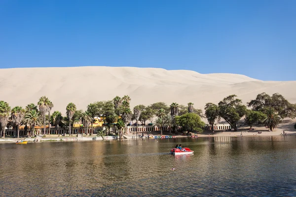 Dunas del desierto de Huacachina — Foto de Stock