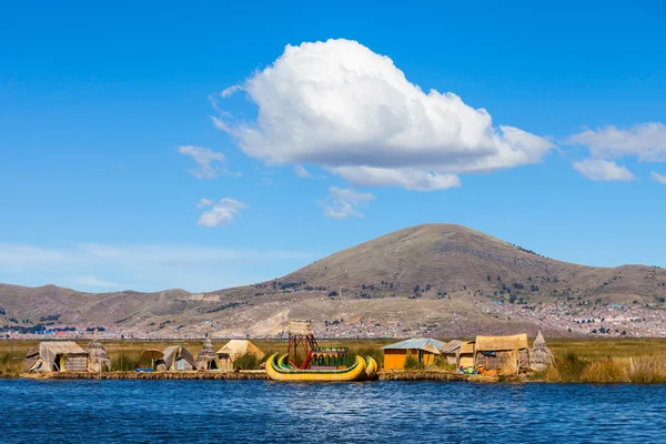 Jezero Titicaca v Peru — Stock fotografie