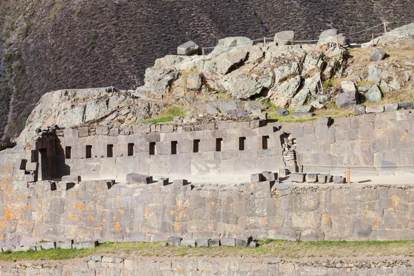 Ollantaytambo Harabeleri Peru — Stok fotoğraf