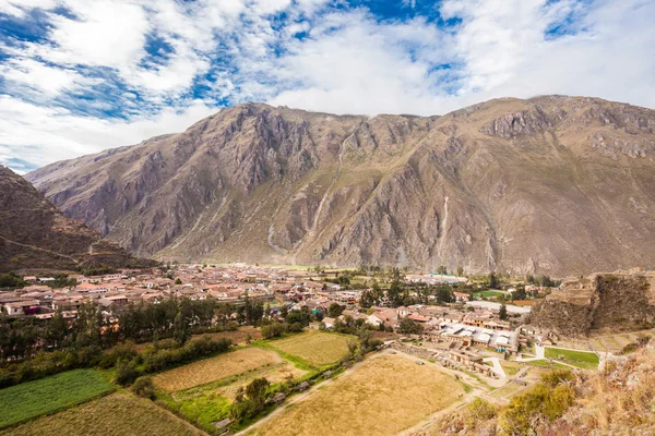 Ruinas de Ollantaytambo en Perú — Foto de Stock