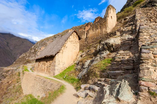 Ruinas de Ollantaytambo en Perú — Foto de Stock