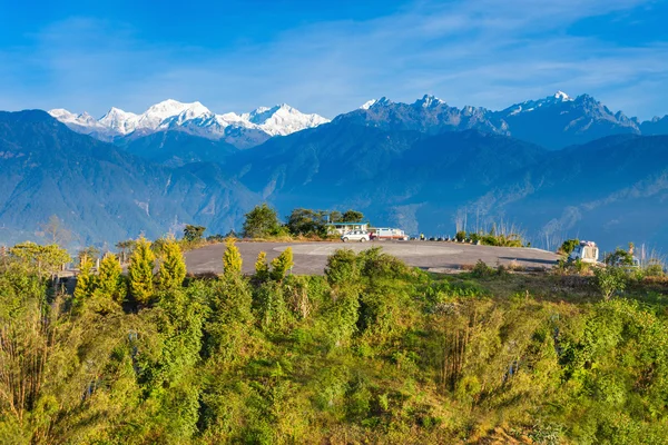 Kangchenjunga punto di vista, Pelling — Foto Stock