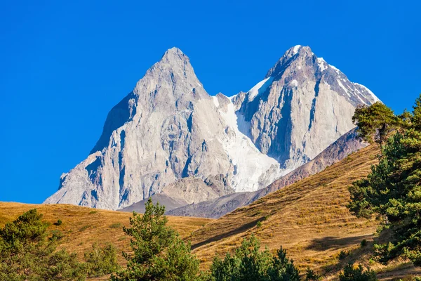 Ushba Góra, Georgia — Zdjęcie stockowe