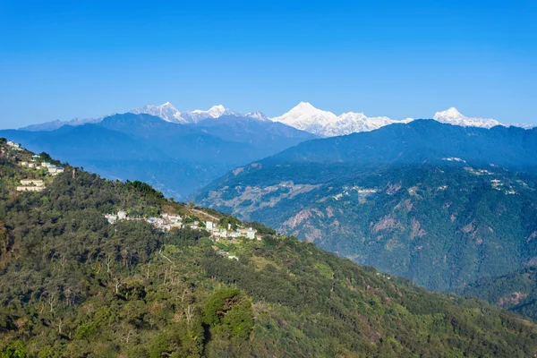 Vista de Kangchenjunga, Gangtok — Fotografia de Stock