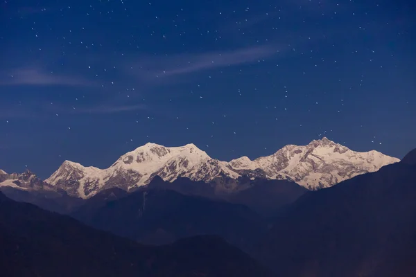 Kangchenjunga Dağ Manzaralı — Stok fotoğraf