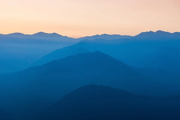 Solnedgång i Himalaya — Stockfoto
