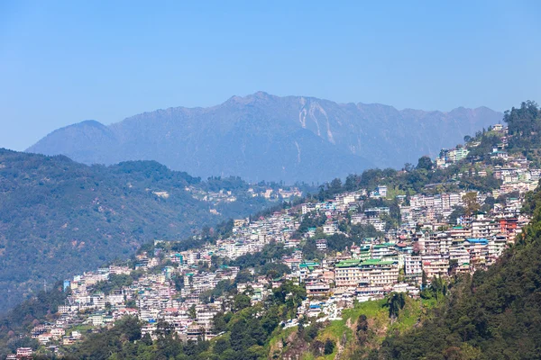 Gangtok aerial view — Stock Photo, Image