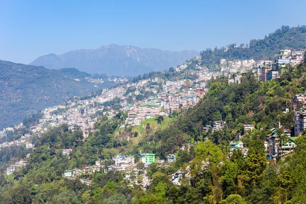 Gangtok aerial view — Stock Photo, Image