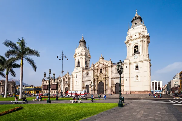 Basiliek kathedraal, Lima — Stockfoto