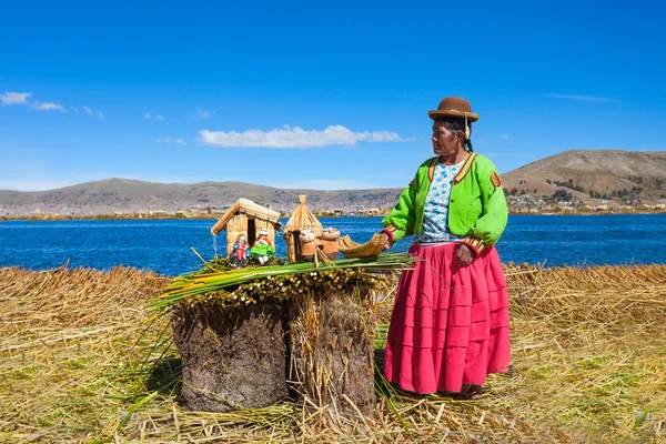 Titicaca-sjön, Puno — Stockfoto