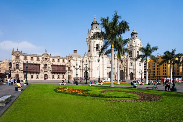 Basiliek kathedraal, Lima — Stockfoto