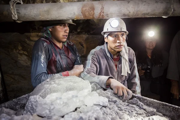Mineros en Potosí —  Fotos de Stock