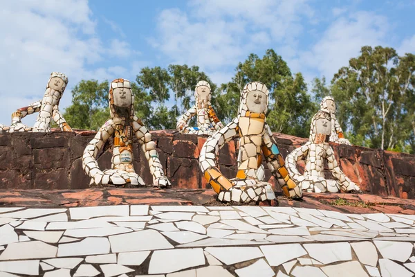 Jardim de rochas, Chandigarh — Fotografia de Stock