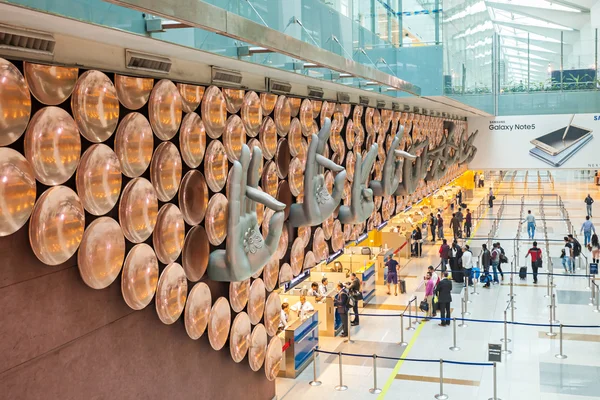 Indira gandhi aeroporto — Fotografia de Stock