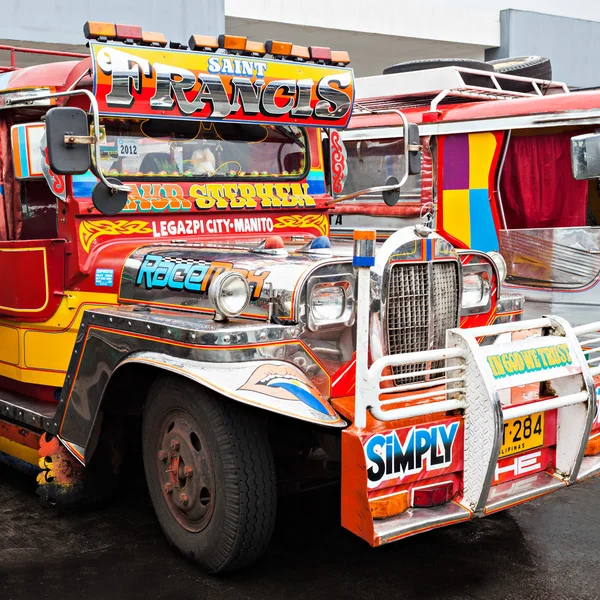 La Jeepney nelle Filippine — Foto Stock