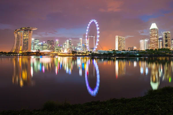 Singapore skyline della città — Foto Stock