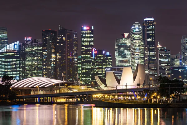 Singapore skyline della città — Foto Stock