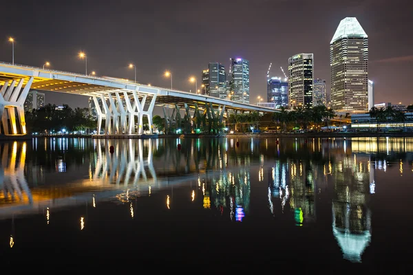 シンガポール市街のスカイライン — ストック写真
