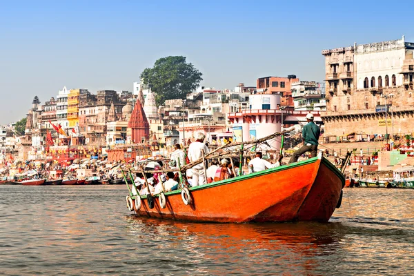 A Varanasi-Ghatok — Stock Fotó