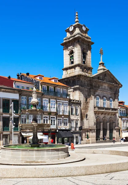 Piazza Toural, Guimaraes — Foto Stock