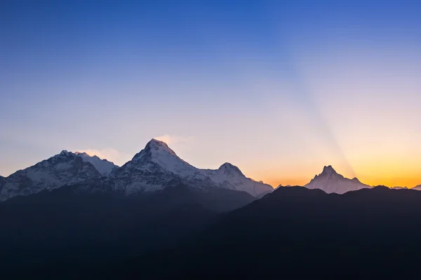 Surise no Himalaia — Fotografia de Stock