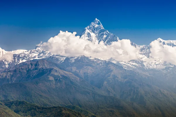 Góry machhapuchhre i annapurna — Zdjęcie stockowe