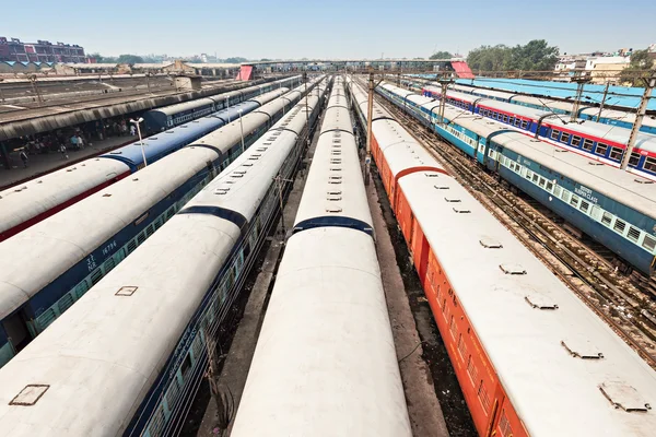 De treinen in India — Stockfoto