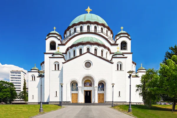 Saint Sava Cathedral — Stock Photo, Image