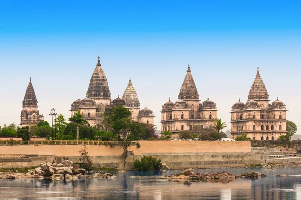 Chhatris cenotáfios, Orchha — Fotografia de Stock