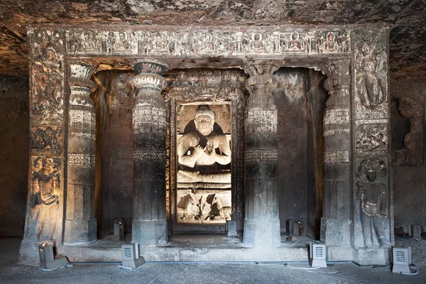 Ajanta caves, India — Stockfoto