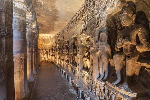 아 잔 타 동굴, 인도 — 스톡 사진