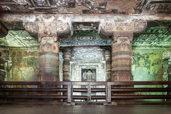 Ajanta mağaraları, Hindistan — Stok fotoğraf