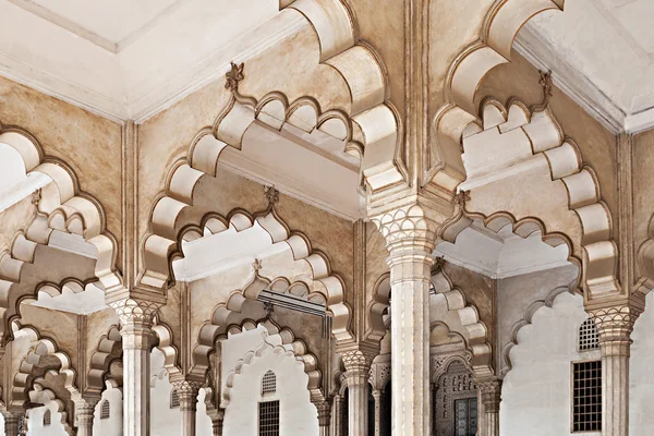 Many arches inside Red Fort — Stock Photo, Image