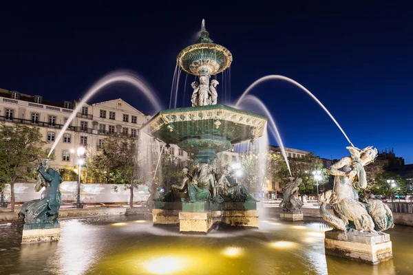 Rossio Meydanı, Portekiz — Stok fotoğraf