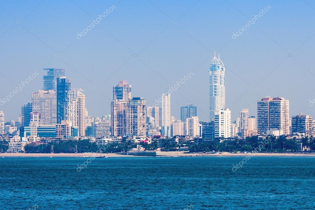 The Mumbai skyline — Stock Photo © saiko3p #112836140