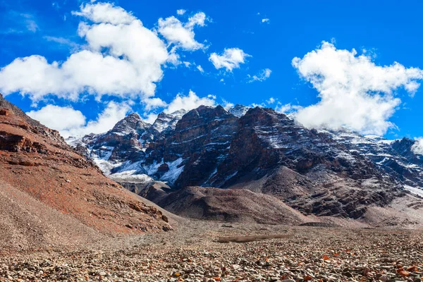 Живописный Горный Ландшафт Шоссе Между Манали Химачале Лех Ладакхе Гималаи — стоковое фото