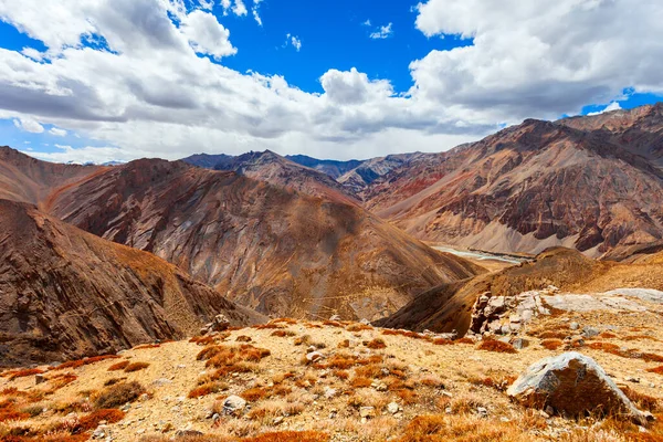 Paesaggio Montano Panoramico Dall Autostrada Tra Manali Himachal Leh Ladakh — Foto Stock