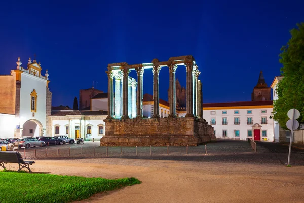 Roman Temple Evora Templo Romano Evora Templo Diana Ancient Temple — Stock Photo, Image