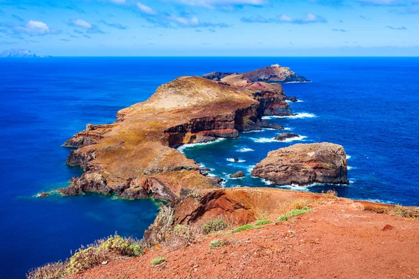 Ponta Sao Lourenco的意思是圣劳伦斯角是葡萄牙马德拉岛的最东端 — 图库照片